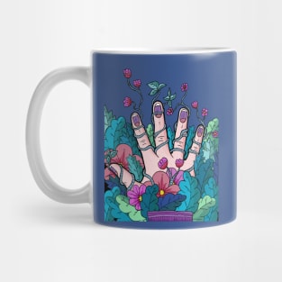 Nature's hand Mug